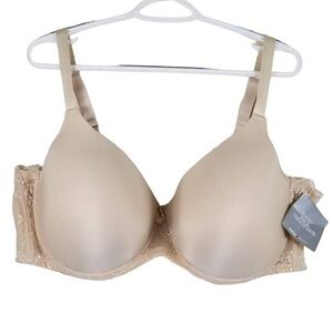 Avenue Body Beige Back Smoother Body Lace trim Bra
46DD NWT